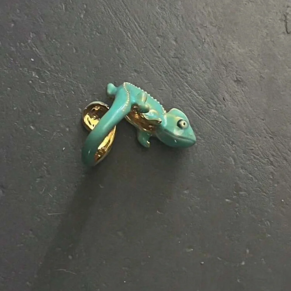 Turquoise Chameleon Ring - Picture 2 of 3